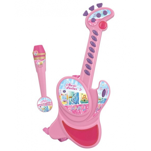 Играчка китара и микрофон Играчка китара и микрофон