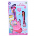 Играчка китара и микрофон Играчка китара и микрофон