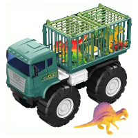 Голям детски камион с клетка, 2 динозавъра, яйце и аксесоари Dino Transport Голям детски камион с клетка, 2 динозавъра, яйце и аксесоари Dino Transport