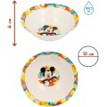 Детски порцеланов сервиз за хранене от 3 части Mickey Mouse