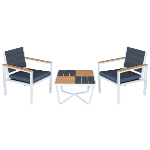 Градински сет 3 части PLASTIC WOOD SF3005